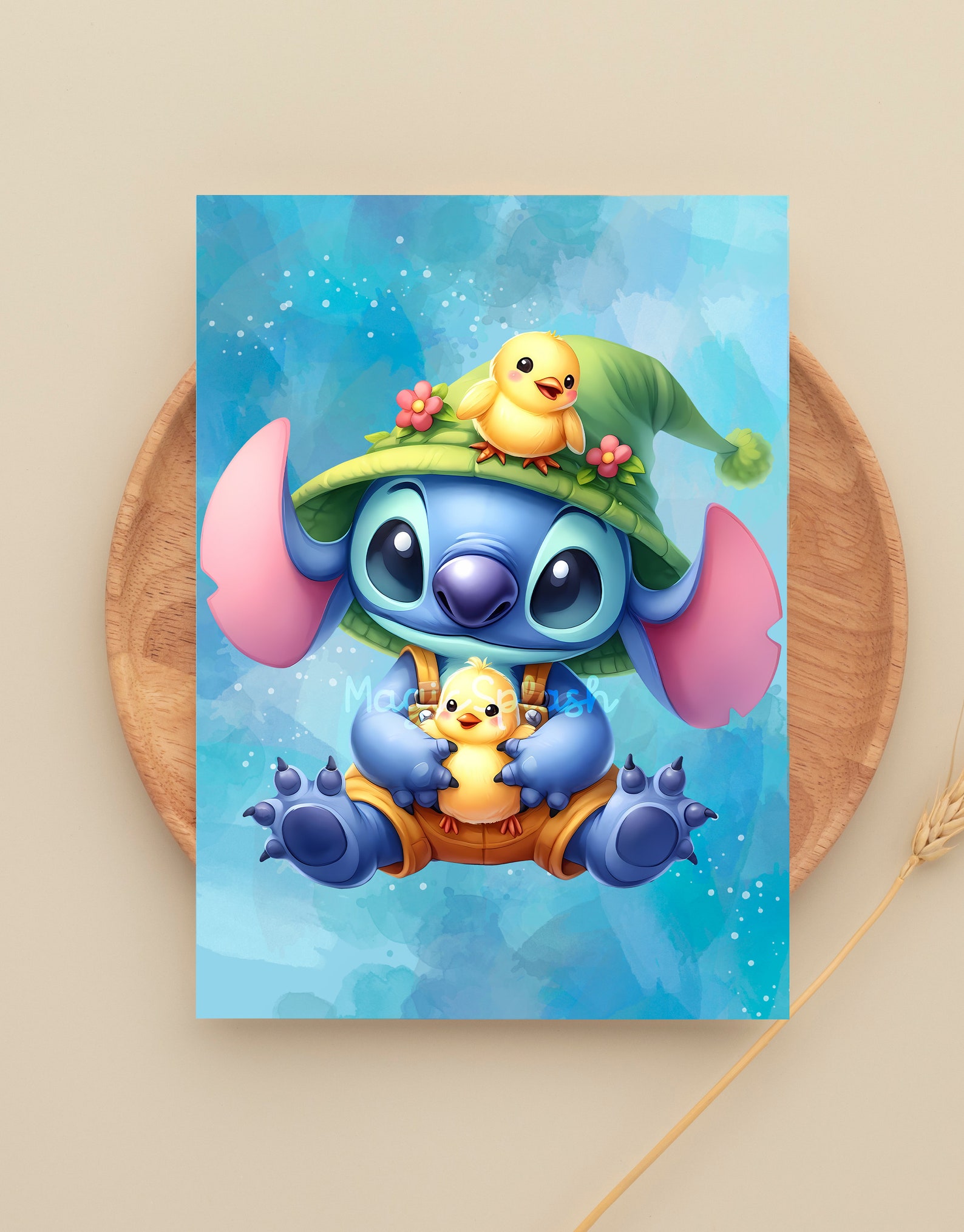 Stitch Spring Time Pin Springtime Stitch Clipart Image With Transparent Background - Etsy