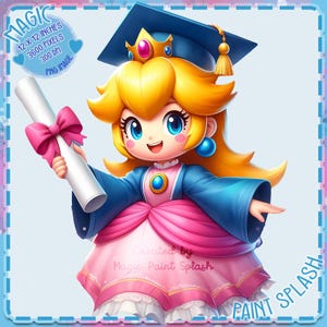 Peach Diplom Abschluss, kein Spritzen, Clipart Bilder, Grafiken und Kunstwerke, Regenbogen Ästhetik, PNG Prinzessin Bilder