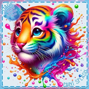 Images clipart, graphiques et oeuvres d'art, esthétisme arc-en-ciel, images aquarelles d'animaux PNG