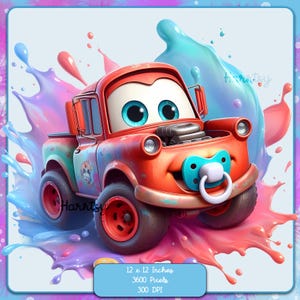 Baby Mater Watercolor Splash, Obrazy clipart, Grafika i Dzieła Sztuki, Dekoracja Pokoju Dziecięcego, PNG Słodkie Obrazy Postaci