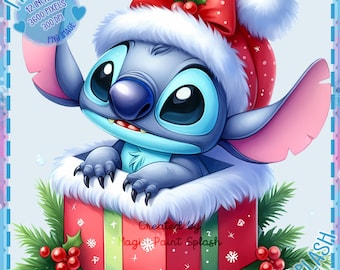 クリスマスイルミネーション　スティッチ Stitch Acrylic Lit Statue Med – Department 56