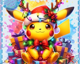クリスマス ピカチュウ V EX GX VSTAR ポケモン カスタムカード ホロ