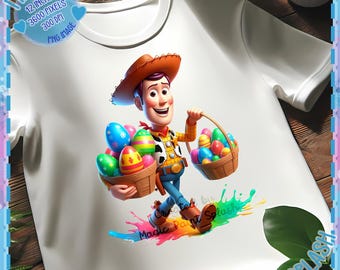 Woody Easter Clipart: Toy Story PNG Image (Digital Download)