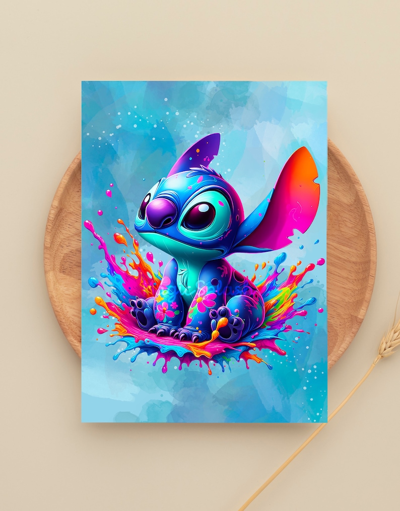 Rainbow Stitch Clipart: Watercolor Splash PNG (digital Download) - Etsy
