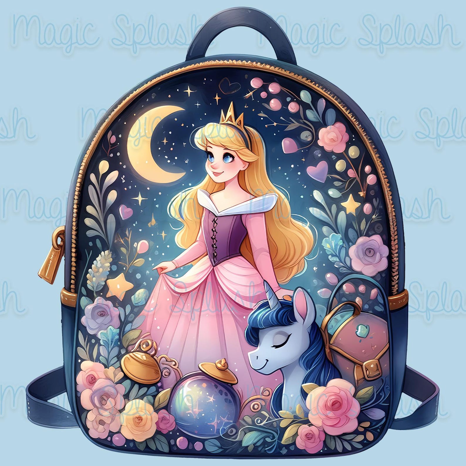 Aurora Back to School Clipart: Princess Education Images (digital ...