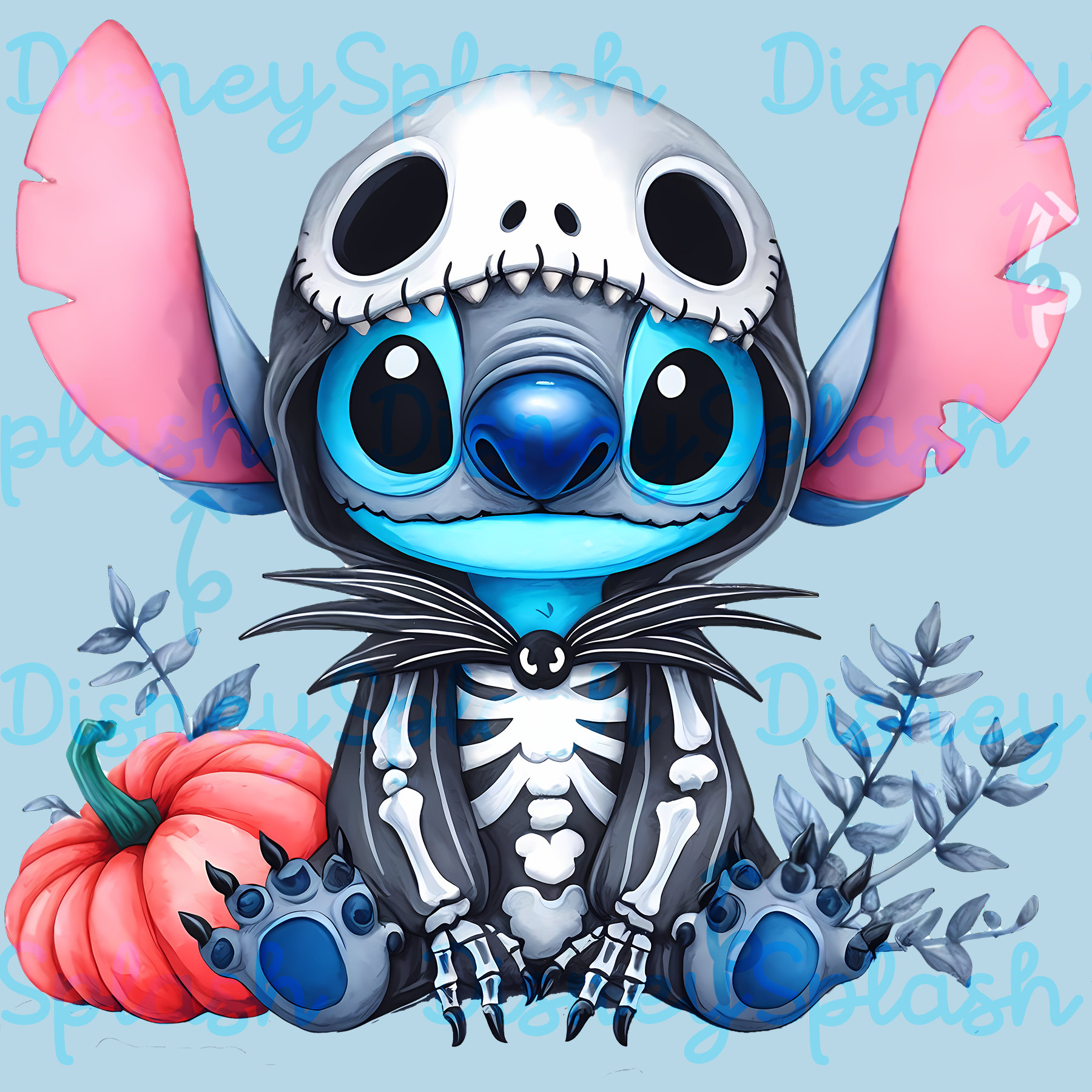 Stitch as Jack PNG Image, Clipart Images, Graphics and Artwork, PNG Cute Halloween Images Etsy