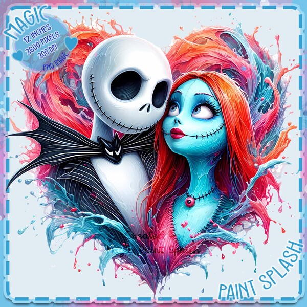 Jack and Sally Printable - Etsy