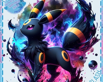 ブラッキー　ポスター ポケモンポスター: ブラッキー - Etsy 日本