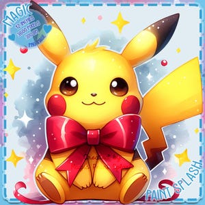 Pikachu Weihnachten Aquarell Splash, Clipart-Bilder, Grafiken und Kunstwerke, Regenbogen Ästhetik, PNG Cute Pokemon Charakter Bilder