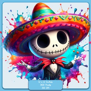 Images clipart éclaboussures d'aquarelle Jack Cinco de Mayo, graphiques et oeuvres d'art, esthétique arc-en-ciel, images cauchemar PNG