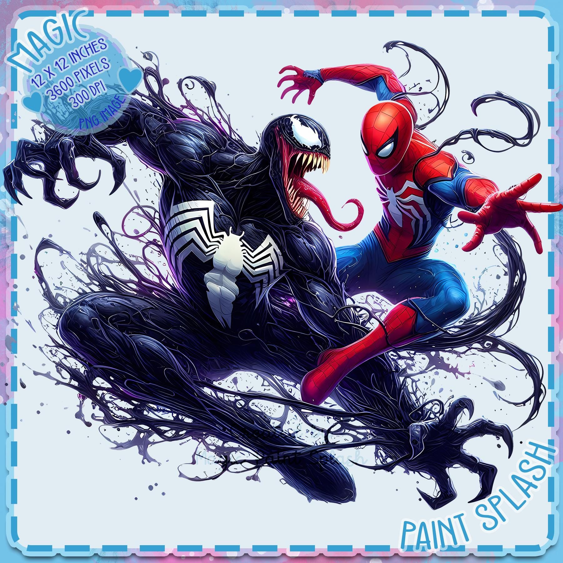 【アートプリント・マーベル、スパイダーマン】ヴェノム　byアディ・グラノフ アートプリント・マーベル、スパイダーマン】ヴェノム byアディ
