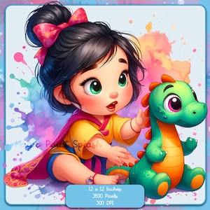 Baby Mulan Watercolor Splash, imagens clipart, gráficos e obras de arte, estética do arco-íris, imagens PNG de princesinha fofa