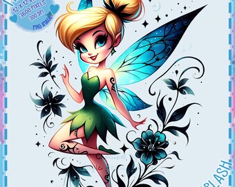 【激レア希少品】ティンカーベルANIMATIONS　絵画型ギミックアート ディズニーティンカーベルのアート絵画