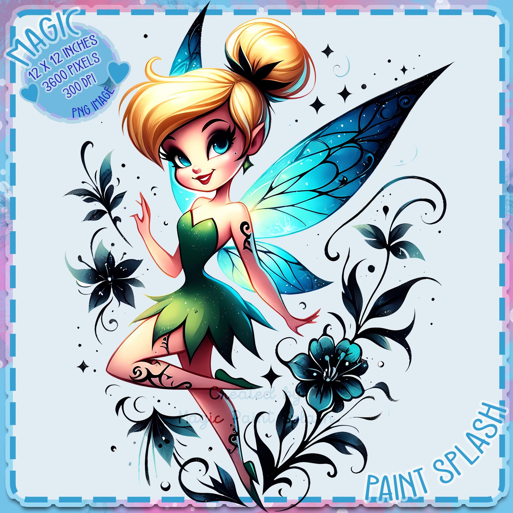 【激レア希少品】ティンカーベルANIMATIONS　絵画型ギミックアート D100 Tinker Bell Icon Series - アートギャラリーエドム