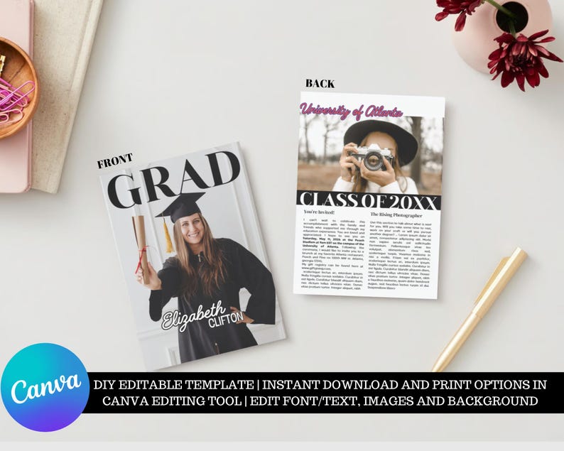 Graduation Flyer, Graduation Party, Graduation Invitation, Graduation ...