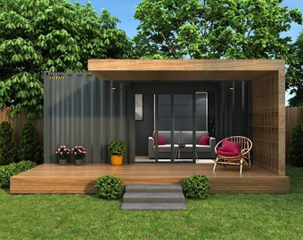 QUEEN C01, 20ft container house for sale , shipping container house for sale,prefab house,affordable container house,small space house,house