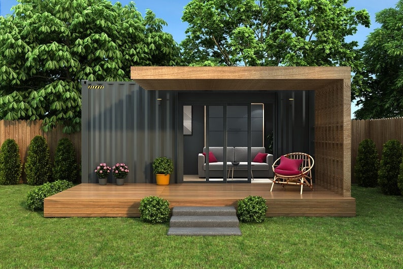 QUEEN C01, 20ft container house for sale , shipping container house for sale,prefab house,affordable container house,small space house,house image 1