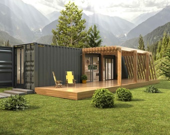 QUEEN C02, 40ft container house for sale, shipping container home, prefab house, tiny house, modular homes for sale, cheap houses for sale