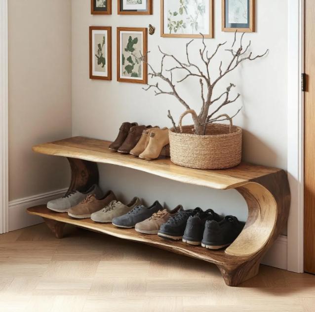 Rustic Hallway Shoe Storage Inspiration: Stylish & Space-Saving Ideas