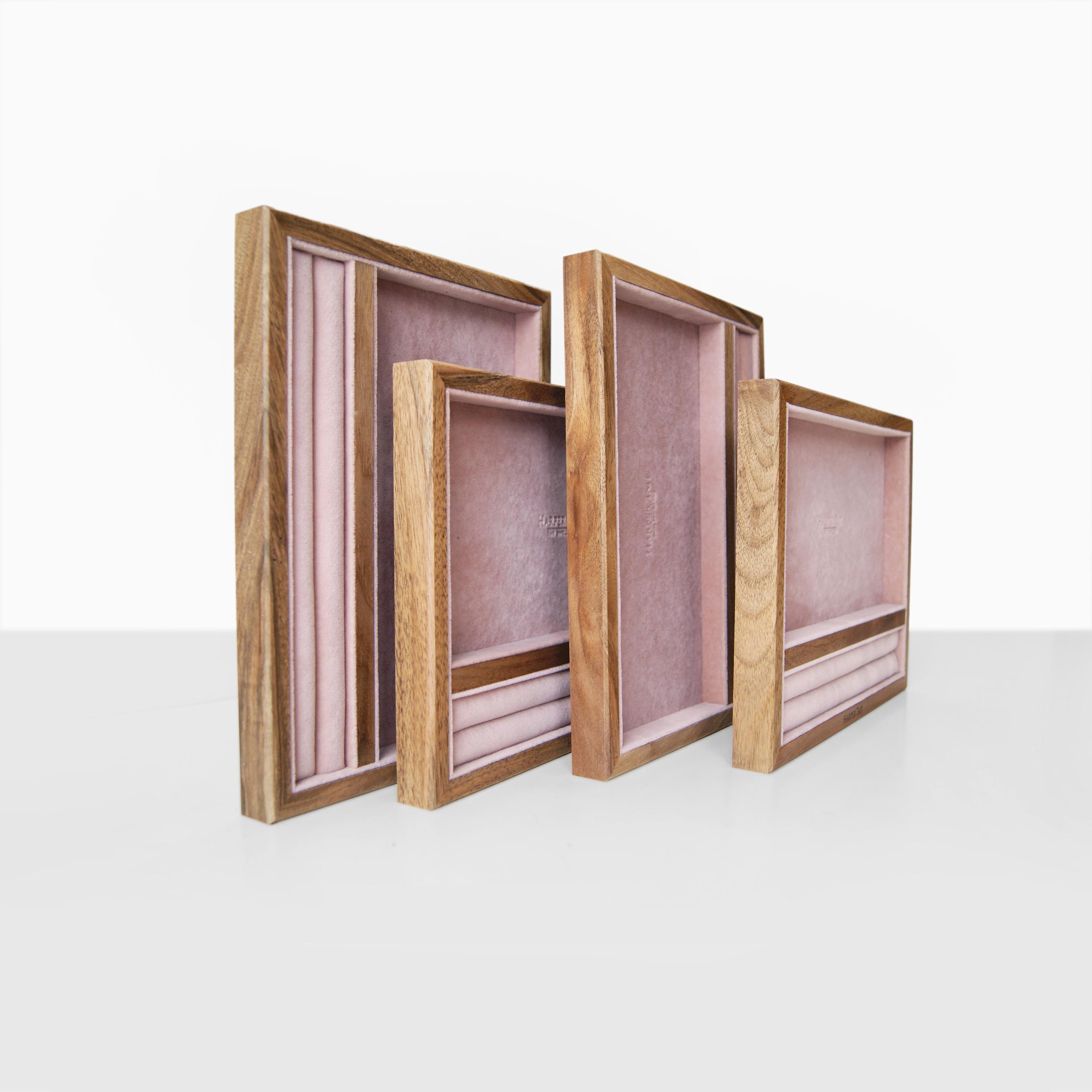 Handcrafted Wooden Jewelry Tray, Jewelry Plate as an Earring Organizer, Jewelry Storage Tray, Nightstand Jewelry Holder, Necklace Storage