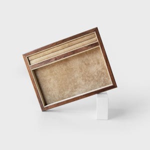 Custom Jewelry Tray for Ring Storage, Premium Walnut Jewelry Display, Earring or Necklace Organizer, Vanity Table Storage as a Gift For Her