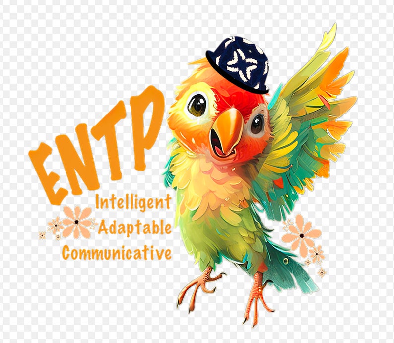 Introvert Animal Clipart Set of 16 PNG High Quality MBTI Prints Quirky ...