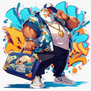 hiphop shirt graffiti Hold a money Set of 10 PNG Graffiti hiphop Streetwear Clipart Digital hiphop shirt Commercial Use Supplies for Shirt
