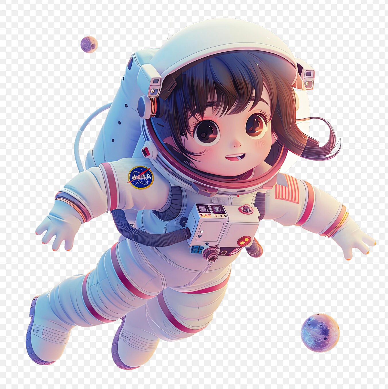 Space Clipart Bundle Astronaut Nursery Clipart Set of 10 PNG High ...