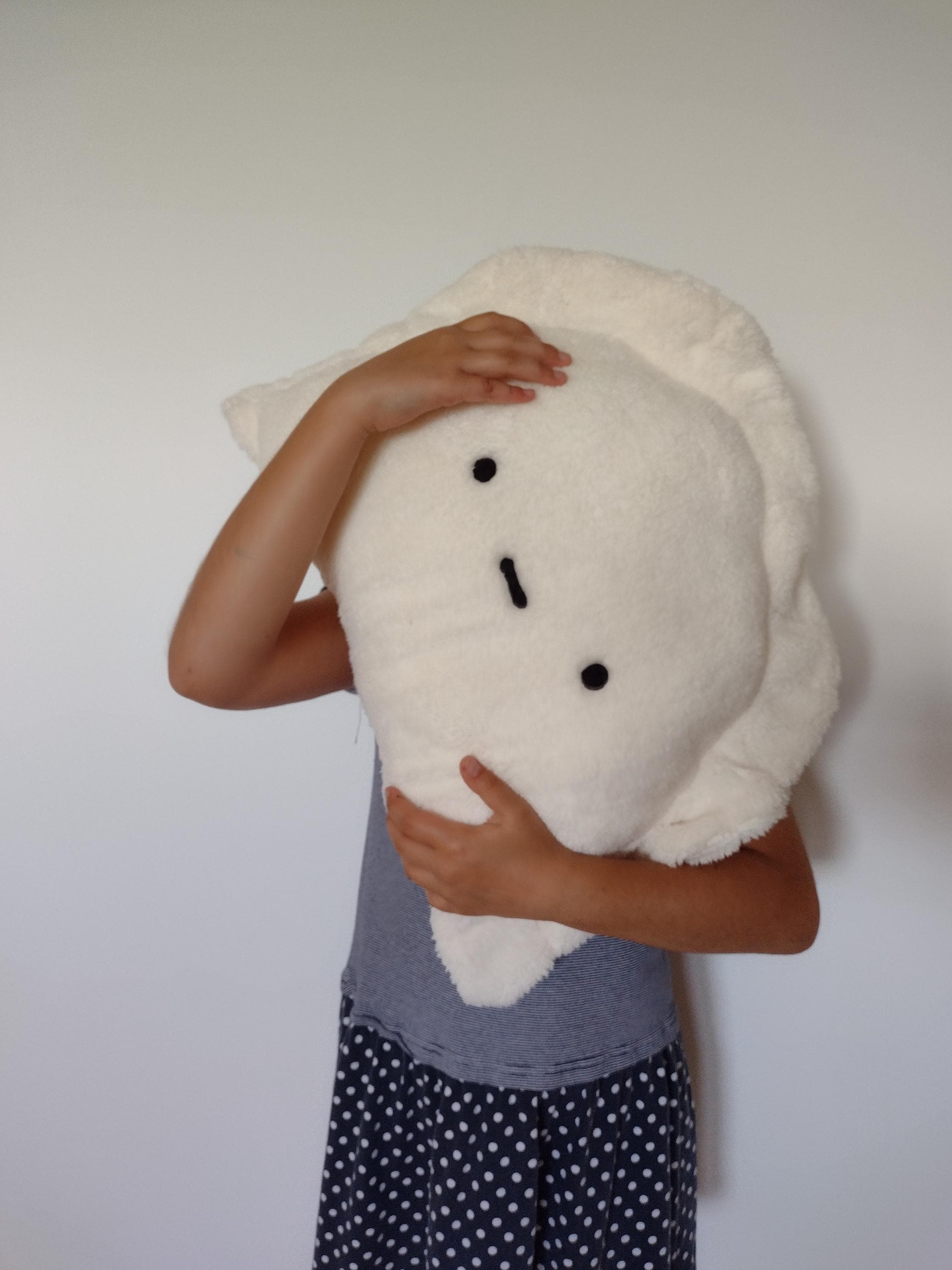 Large Dumpling Squishy Cushion, Hug Me Plush Dim Sum Soft Toy ...