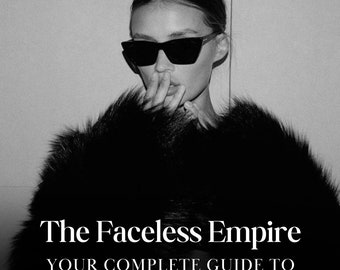 The Faceless Guide with MRR - how to make money faceless on Instagram with Master resell rights - step by step digital marketing