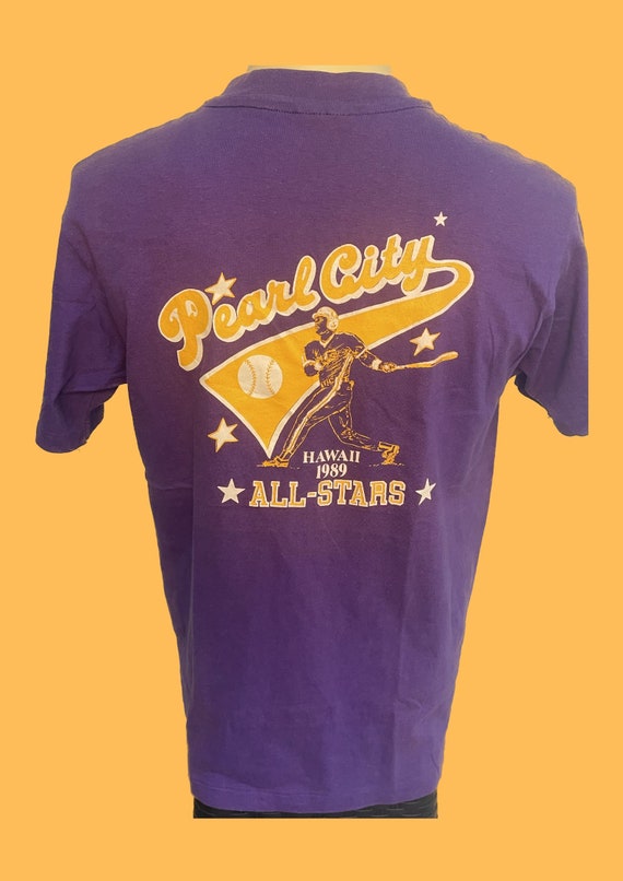 1989 Pearl City All Stars Baseball T Shirt Size L,