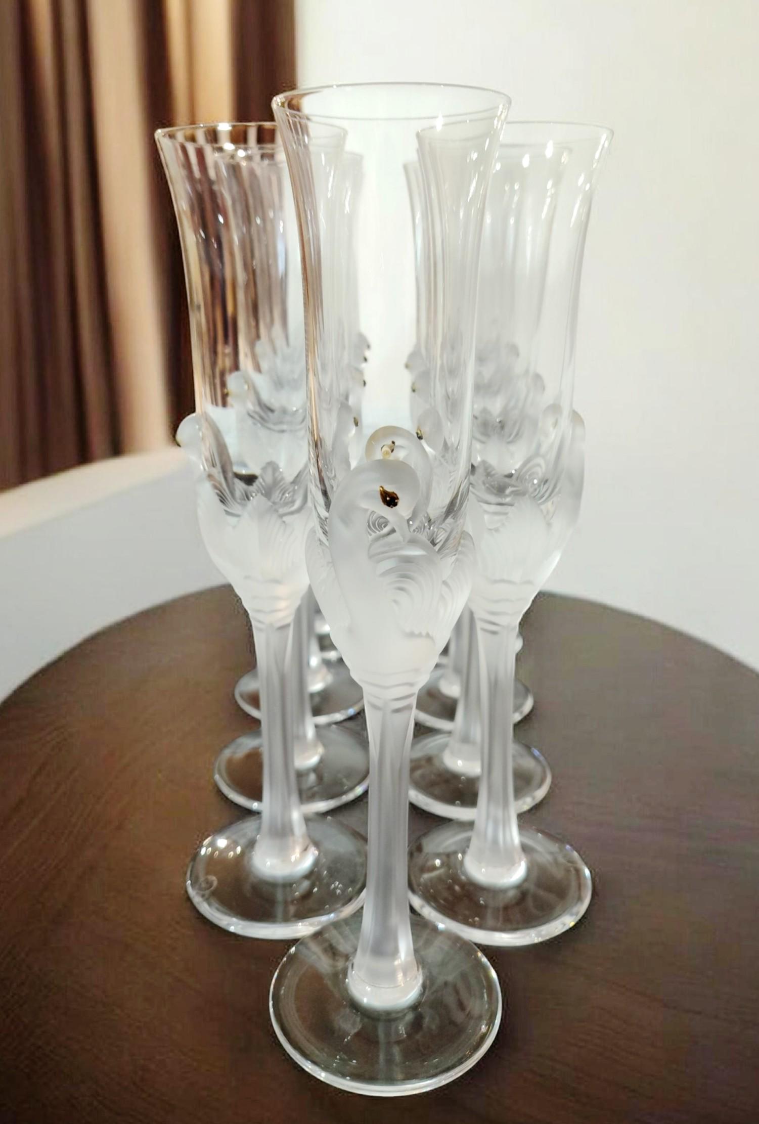 Lalique wine glasses - Etsy 日本