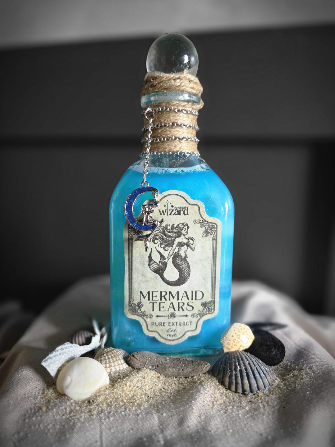 Mermaid Tears Fantasy Potion Bottle Magical Apothecary Potion Bottle ...