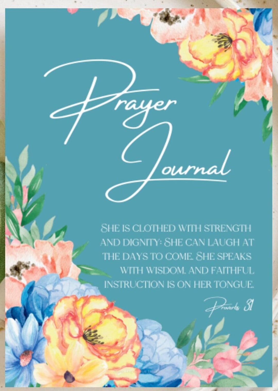 Prayer Journal Printable | Bible Study Guide | Gratitude Journal ...