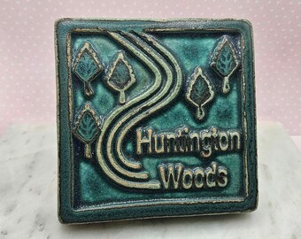 Huntington Woods Pewabic Pottery Detroit vintage ceramic tile