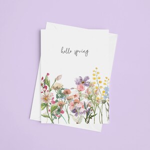 Sweet Blossoms: A Floral Spring Greeting Card for Your Dearest  Ones