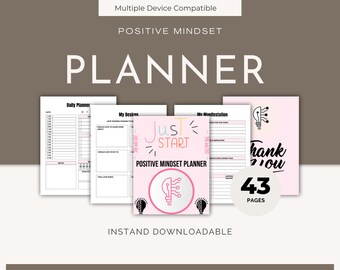 Positive Mindset Planner with Master Resell Rights