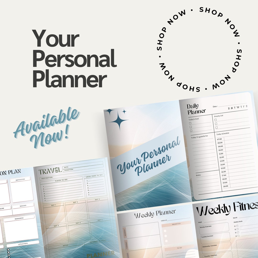Plan With Purpose – Daily & Weekly Planner (digital Download) - Etsy