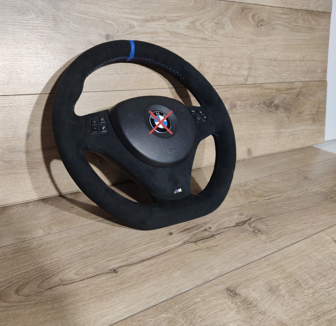 Bmw E81 E82 E83 E87 E92 E91 custom made leather steering wheel DCT