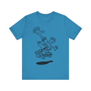 Camiseta vintage Fido Dido Skateboard para niños de los años 90 - Camiseta retro con personajes de 7 en adelante