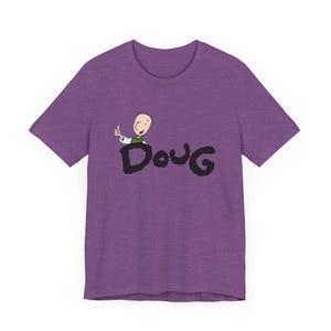 Vintage jaren 90 op cartoon Doug geïnspireerd T-shirt - retro nostalgie T-shirt