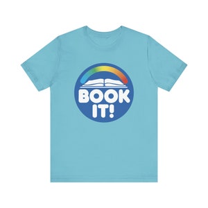Book It! Short Sleeve Tee - Nostalgic Childhood Sticker Design