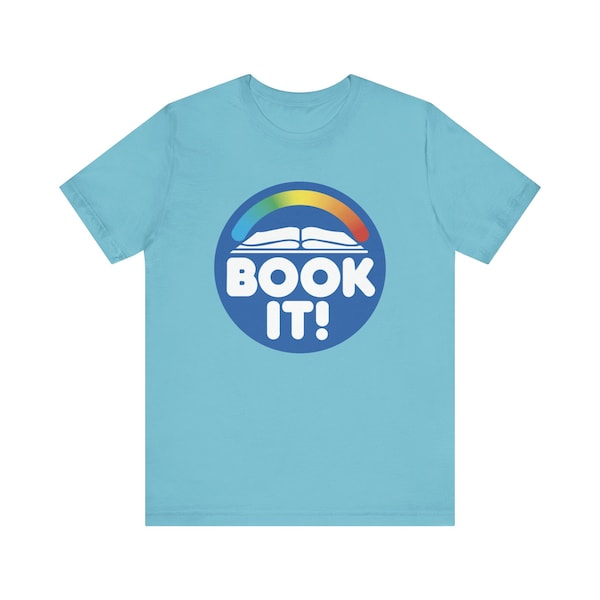 Book It! Short Sleeve Tee - Nostalgic Childhood Sticker Design