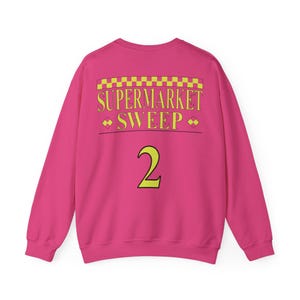 SuperMarket Patch Team 2 Pink Sweatshirt mit Rundhalsausschnitt