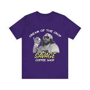 Macho Man Randy Savage Coffee Shop Tribute Tee - Classic WWF Wrestler Shirt