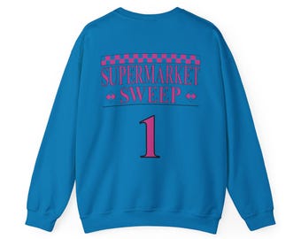 Supermarket Sweep Team 1 Sweatshirt: 80s-90s Nostalgic Costume