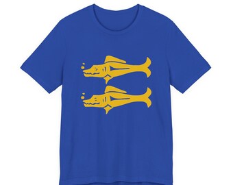 Blaues Barracudas T-Shirt: 90er Game Show Nostalgie Tee - Halloween Kostüm