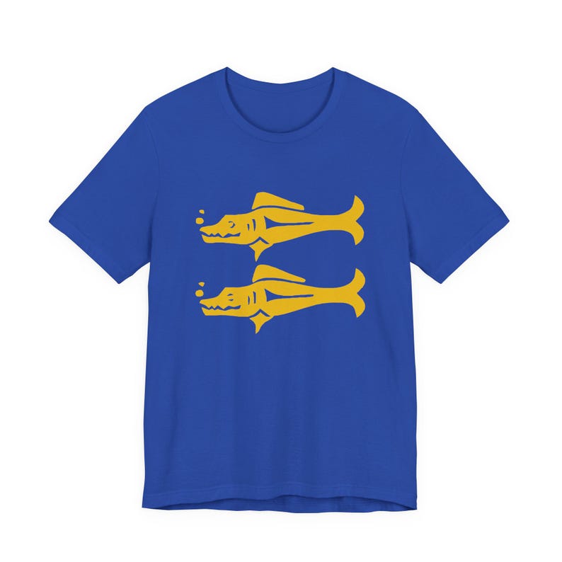Blaues Barracudas T-Shirt: 90er Game Show Nostalgie Tee - Halloween Kostüm Bild 1