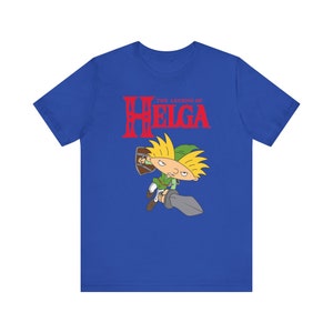 Hey Arnold inspiriert Legend of Helga Tee Vintage 90er Jahre Retro | Nicktoons Cartoon T-Shirt