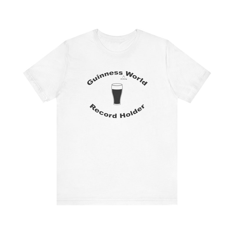 Koszulka z napisem Guinness Drinking World Recorder - Uwolnij w sobie rekordzistę! zdjęcie 2